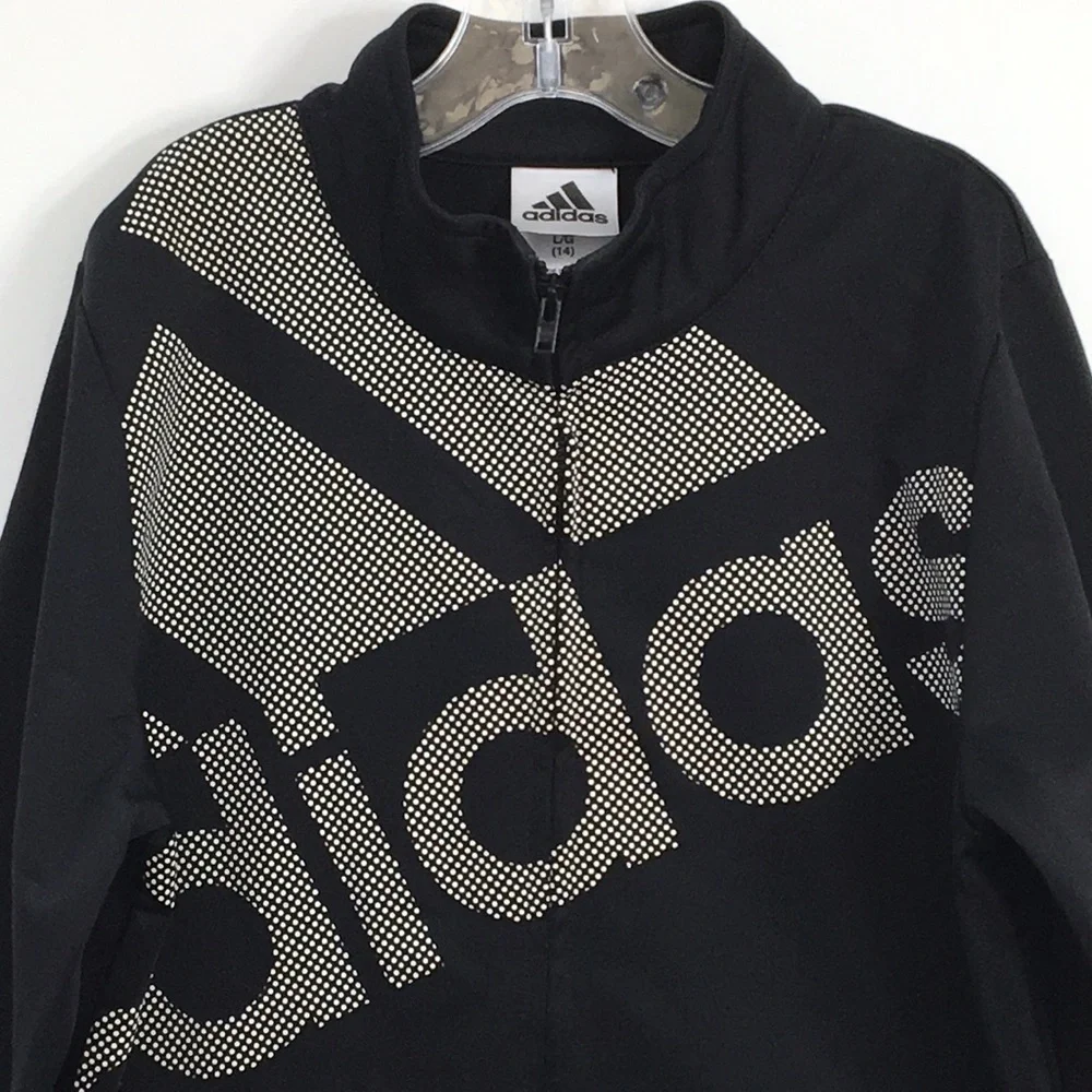 adidas zipper front